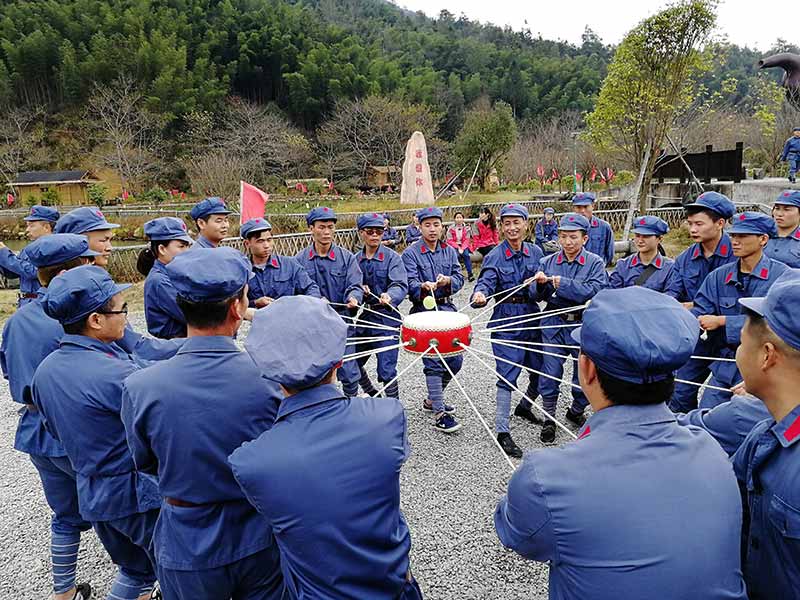 井岡山之行部門合影