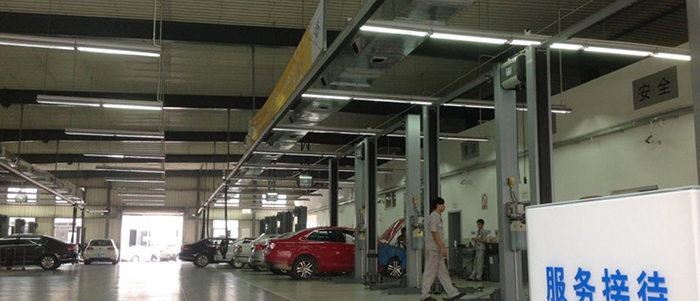 汽車車間環(huán)?？照{(diào)番禺4S店維保車間案例